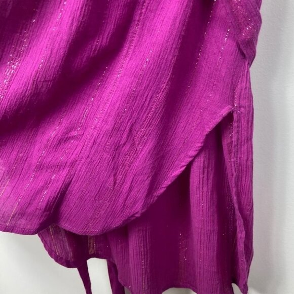 Anthropologie Maeve Sleeveless Batavia Tunic Top Size Small Metallic‎ Bohemian S - Picture 5 of 11